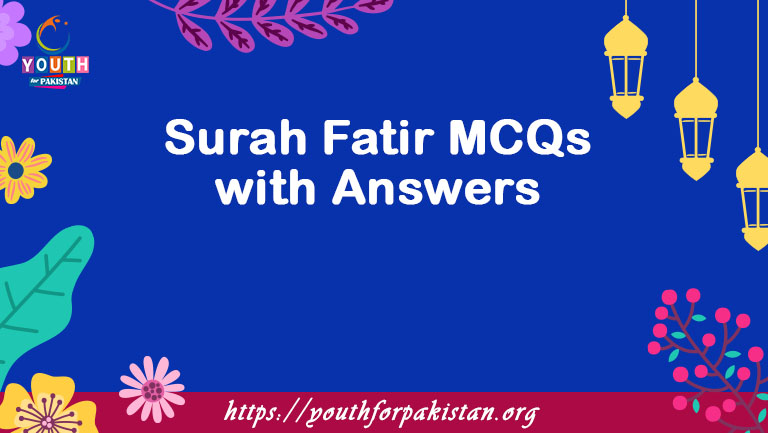 Surah Fatir MCQs